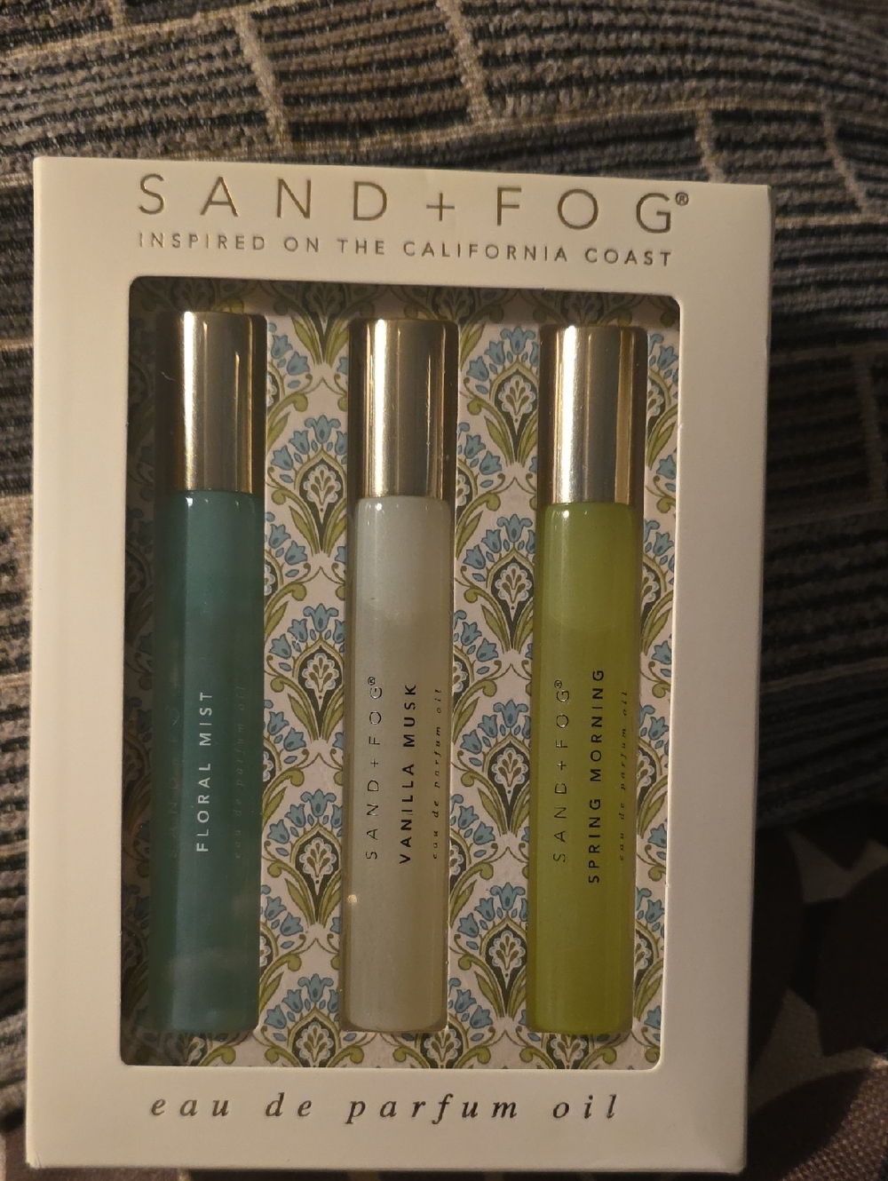 SAND + FOG Eau de Parfum Oil Set - Blue, White, Green
